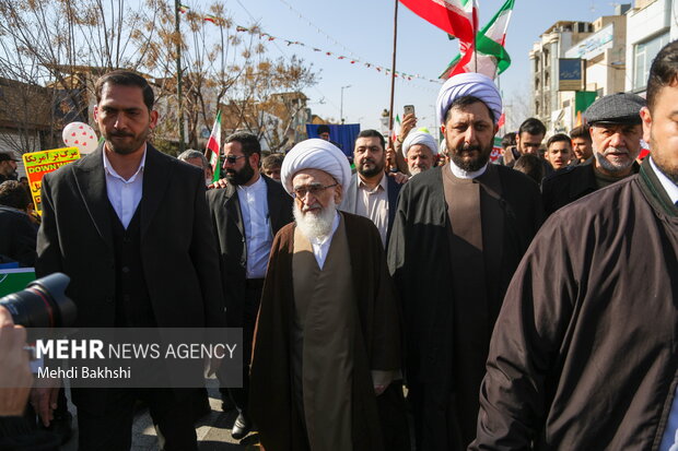 راهپیمایی 22 یهمن در شهر قم