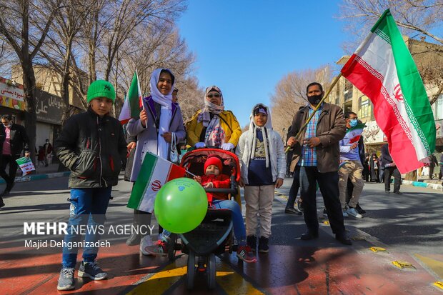 راهپیمایی ۲۲ بهمن در یزد