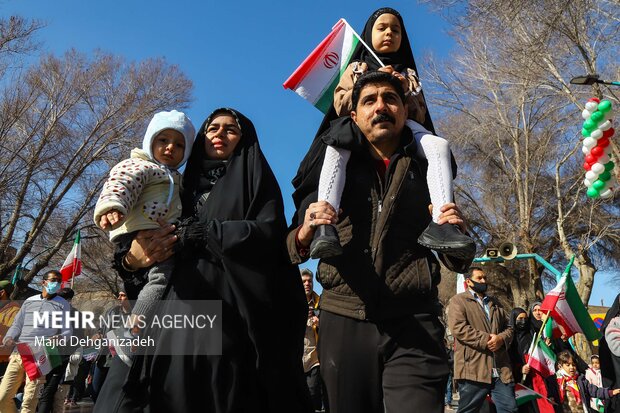 راهپیمایی ۲۲ بهمن در یزد