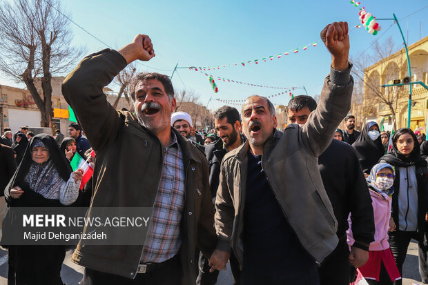 راهپیمایی ۲۲ بهمن در یزد