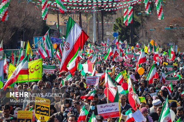 راهپیمایی ۲۲ بهمن در یزد