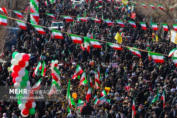 راهپیمایی ۲۲ بهمن در یزد