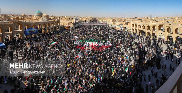 راهپیمایی ۲۲ بهمن در یزد