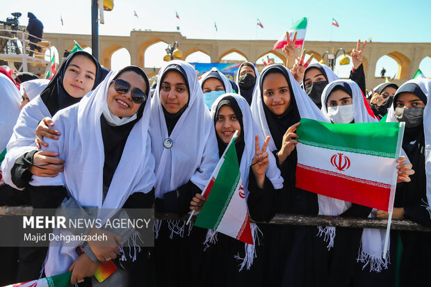 راهپیمایی ۲۲ بهمن در یزد