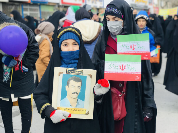 راهپیمایی 22 بهمن قوچان