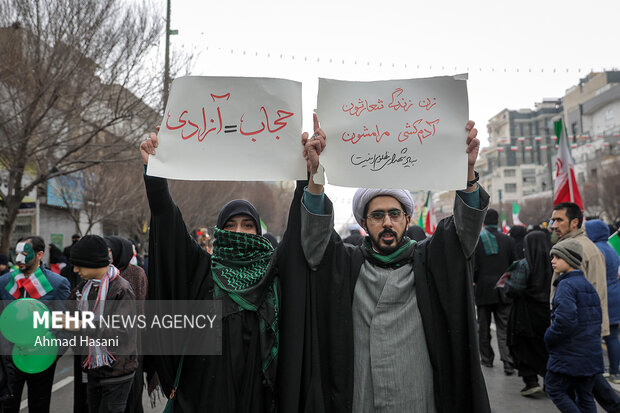 راهپیمایی 22 بهمن در مشهد 1