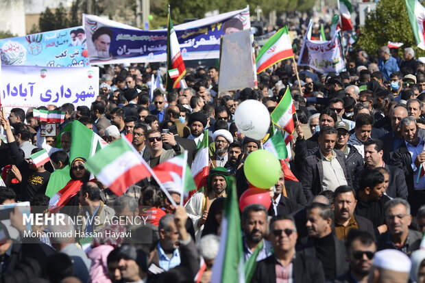 راهپیمایی ۲۲ بهمن آبادان