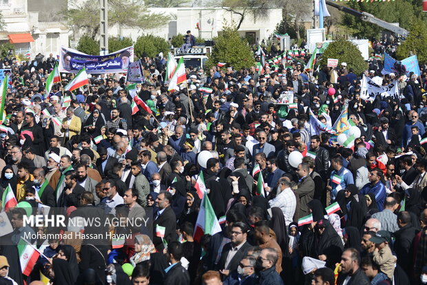 راهپیمایی ۲۲ بهمن آبادان