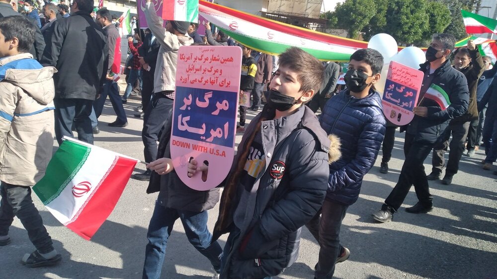 راهپیمایی ۲۲ بهمن در زنجان