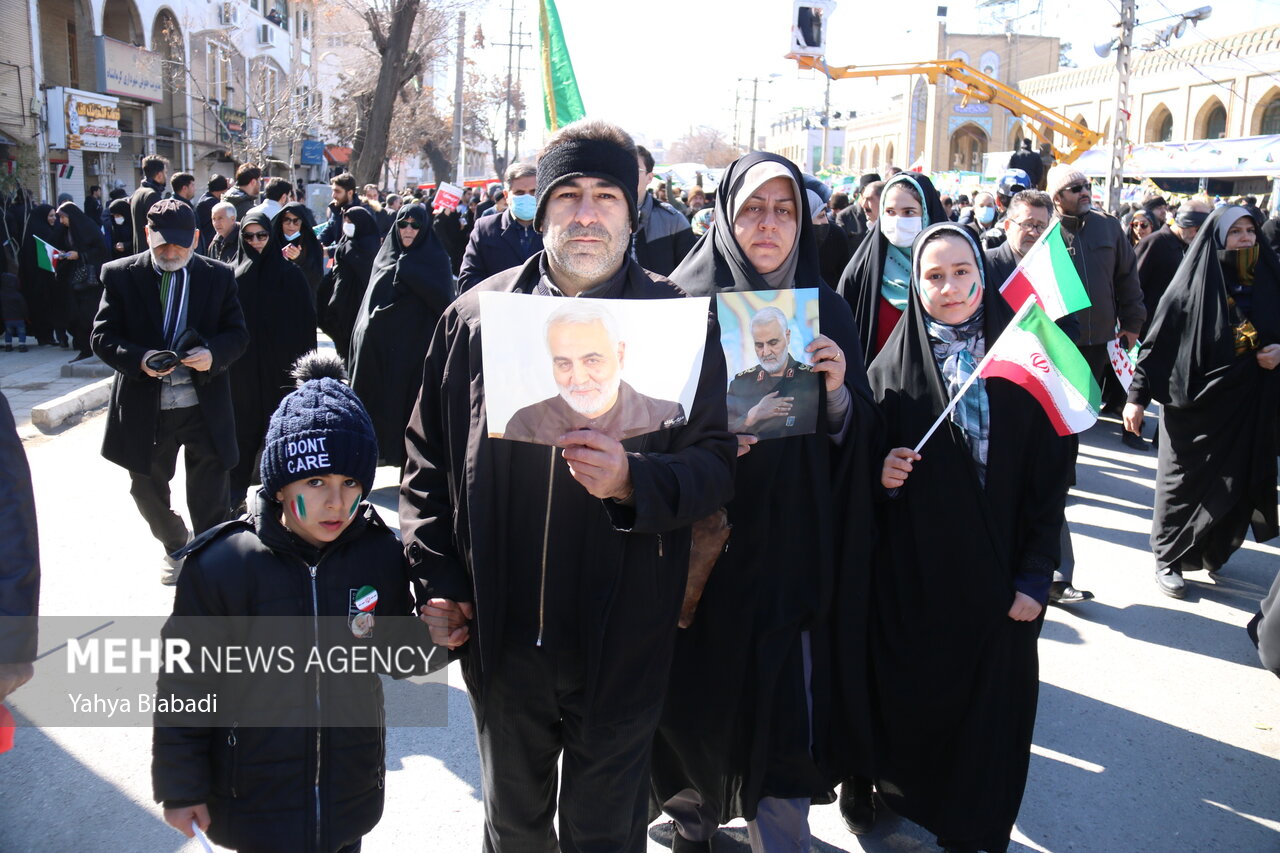 راهپیمایی پرشور اسلام آبادغرب