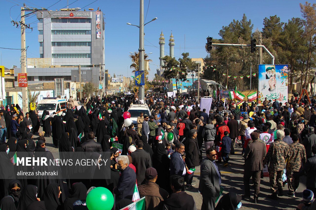 راهپیمایی ۲۲ بهمن در زاهدان
