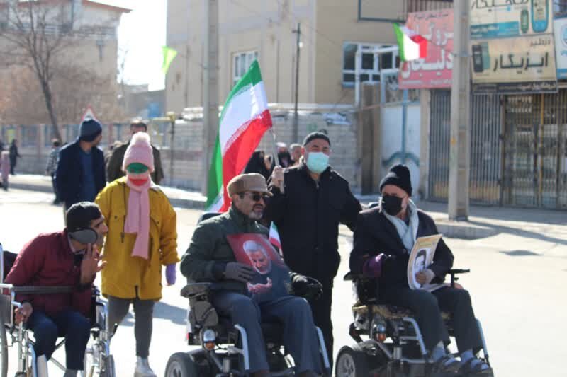 حضور پرشور مردم ملایر در راهپیمایی ۲۲ بهمن حماسه آفرید