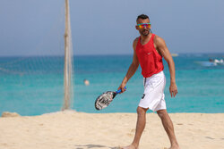 Iran's beach tennis league