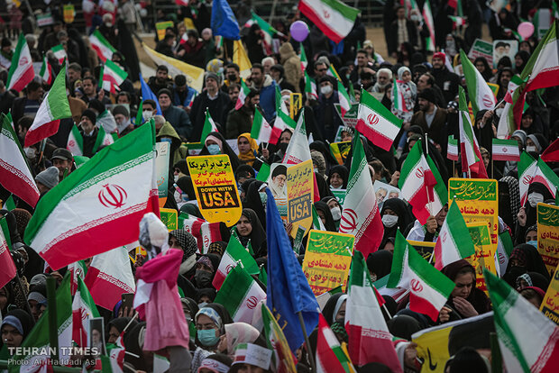 Iranians celebrate 44th anniversary of Islamic Revolution