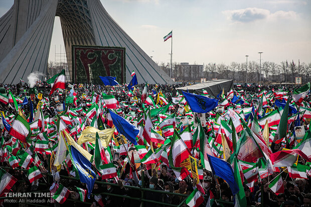 Iranians celebrate 44th anniversary of Islamic Revolution