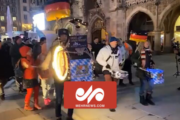 VIDEO: German people protest against sending weapons to Kyiv