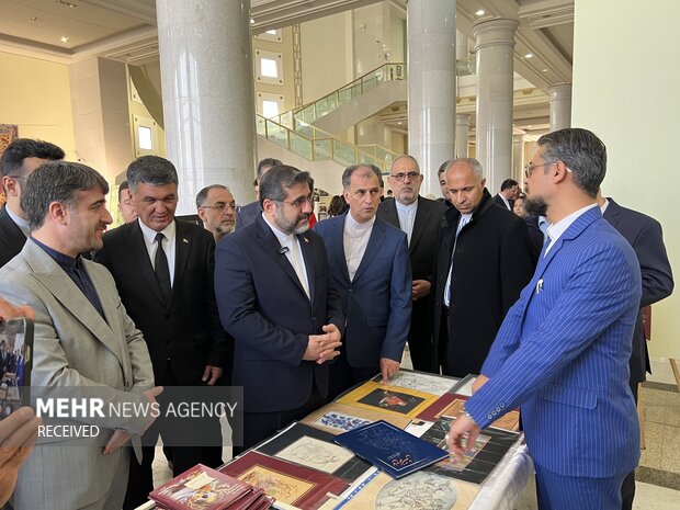افتتاح نمایشگاه آثار هنرمندان ایرانی در شهر عشق آباد 20