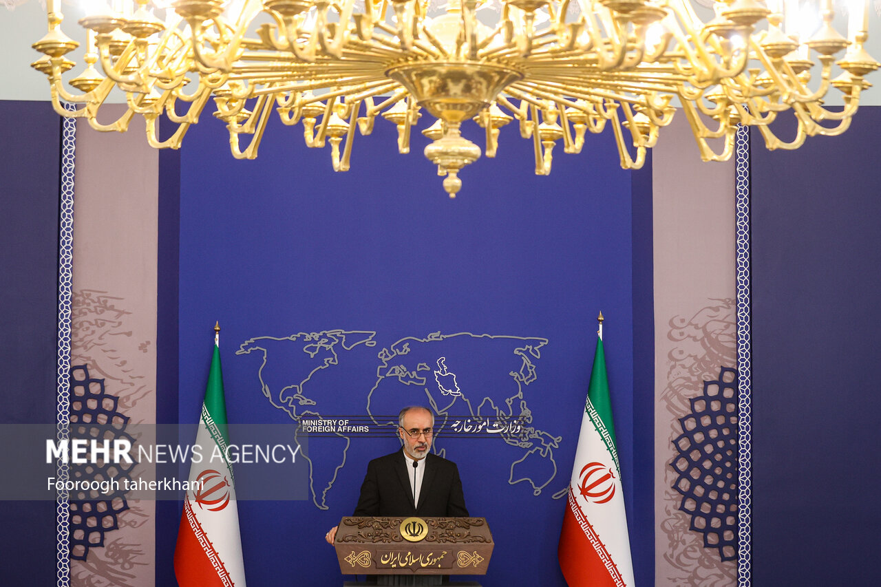 ایرانی وزارت خارجہ کے ترجمان کی پریس کانفرنس
