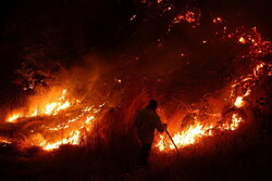 آتش‌سوزی در شیلی