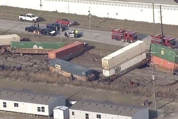 Truck driver dead after crash leads to train derailment