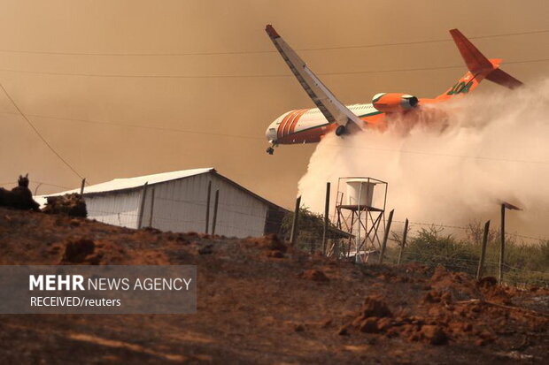 آتش‌سوزی‌ در جنگل‌های جنوب مرکزی شیلی، به صدها خانه آسیب زد و زیستگاه حیوانات جنگلی را نابود کرد