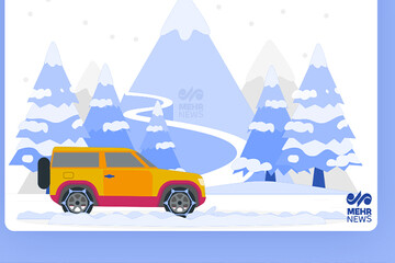 چند نکته راجع به رانندگی در روزهای برفی