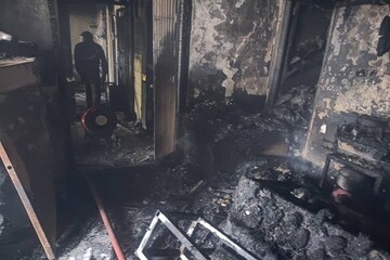 آتش سوزی در یک کارگاه کفاشی ۴ مصدوم به جای گذاشت