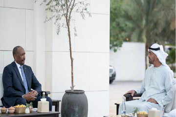 رایزنی ژنرال البرهان با رئیس امارات در ابوظبی