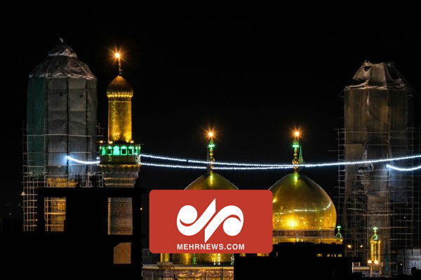 شب شہادت امام موسیٰ کاظمؑ، حرم امامؑ میں عزاداری+ویڈیو
