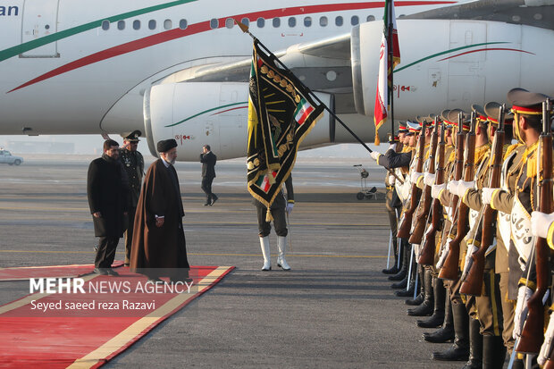 مراسم استقبال از رئیس جمهور در بازگشت از چین 11