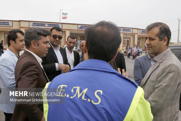 استقبال گسترده مردم بندر عامری از اردوی دانشگاه علوم پزشکی بوشهر