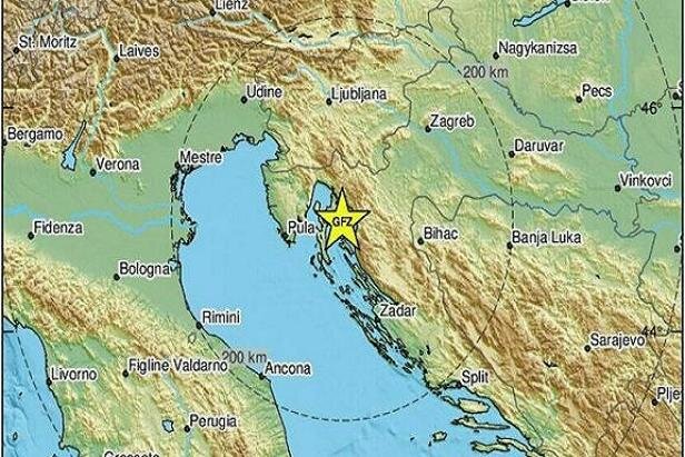 زلزله ۵.۳ ریشتری در کرواسی