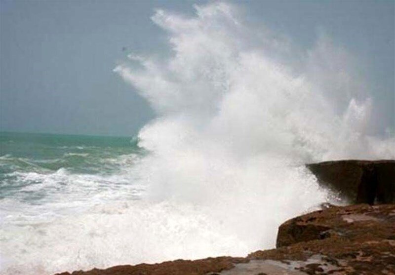 تداوم وزش بادهای شمالی در سطح استان بوشهر/خلیج فارس متلاطم است