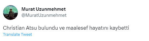 پیکر بازیکن غنایی در زلزله ترکیه پیدا شد