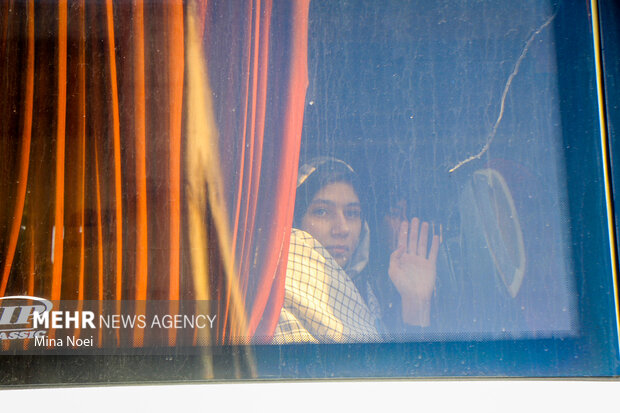 اولین کاروان راهیان نور دانشگاه فنی وحرفه ای استان تهران اعزام شد