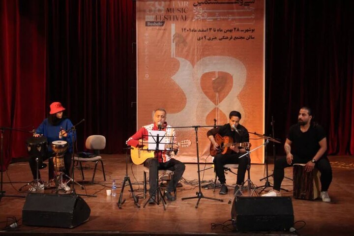 چراغ سی و هشتمین جشنواره موسیقی فجر در استان بوشهر روشن شد