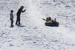 Snow brings joy to people in Chaharmahal and Bakhtiari