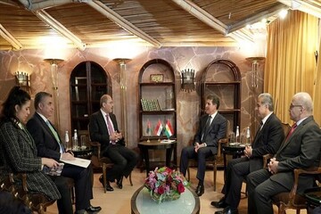 رایزنی وزیر خارجه اردن با رئیس اقلیم
