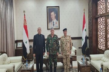 رایزنی وزیر دفاع سوریه با مقام ارشد نظامی عراقی