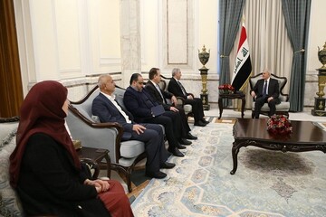 رایزنی رئیس جمهور عراق با مقام لبنانی