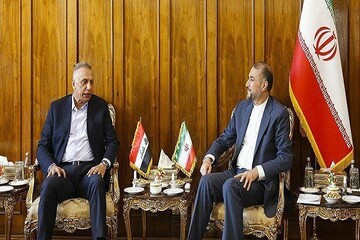 Amir-Abdollahian meets with former Iraqi PM Al-Kadhimi