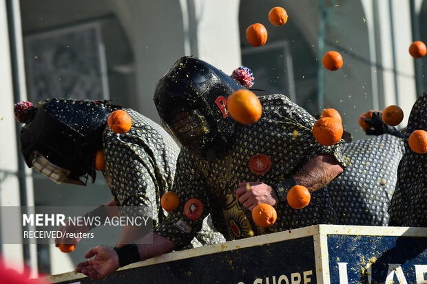 جشن سالانه پرتقال در ایتالیا
