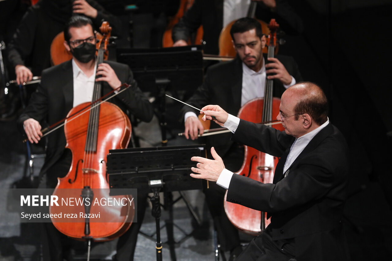 اجرای  کنسرت ارکستر سمفونیک تهران در جشنواره موسیقی فجر