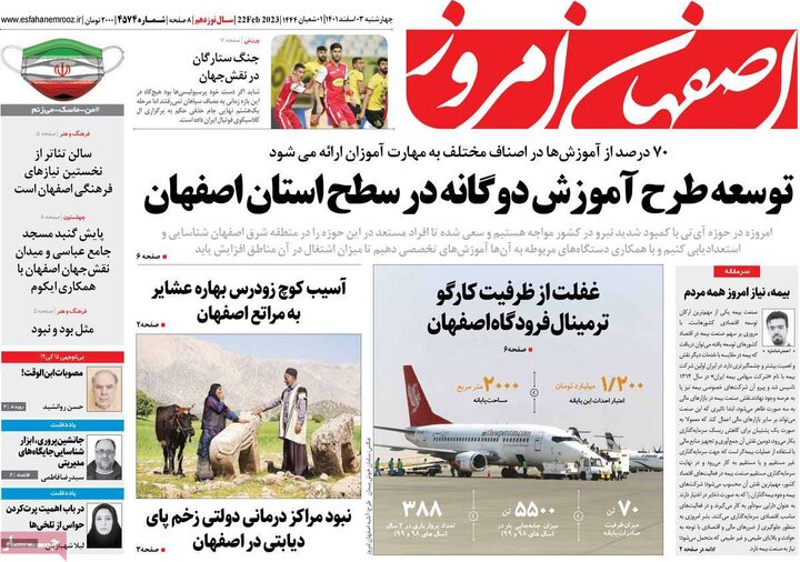 روزنامه های اصفهان