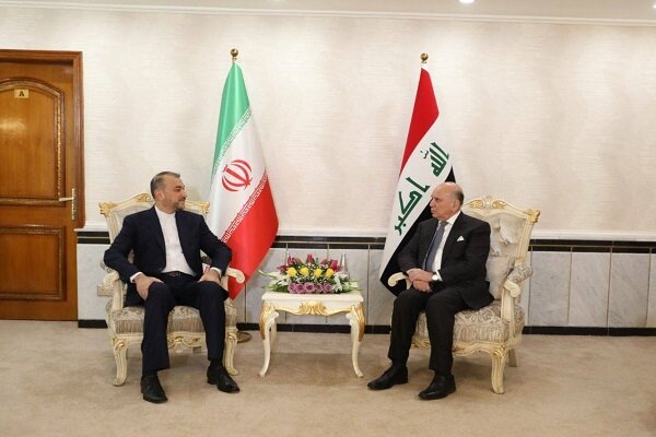 امیرعبداللهیان با همتای عراقی خود دیدار کرد امیرعبداللهیان با همتای عراقی خود دیدار کرد