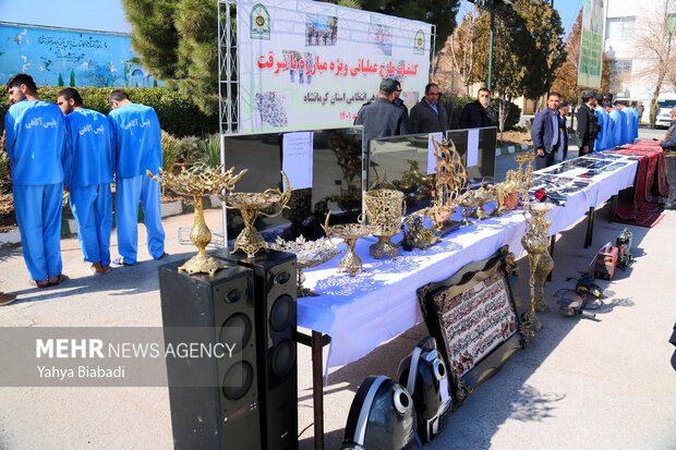 کشف ۹۰۰ فقره سرقت طی ماه گذشته در کرمانشاه