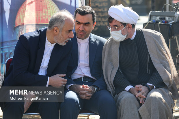 Funeral for former Palestinian envoy in Tehran