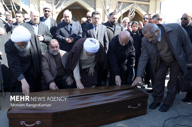 Funeral for former Palestinian envoy in Tehran