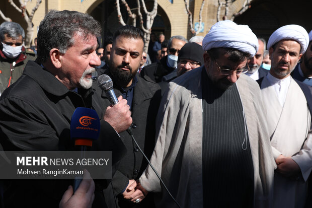 Funeral for former Palestinian envoy in Tehran