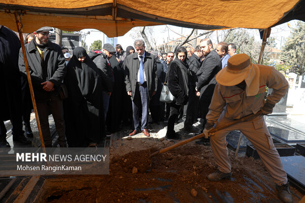 Funeral for former Palestinian envoy in Tehran